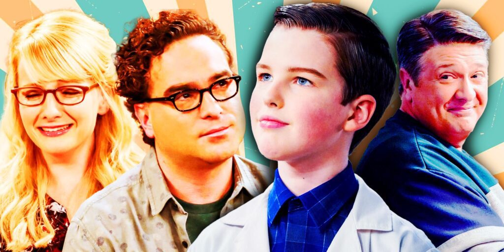 bernadette and leonard in big bang theory and sheldon and george in young sheldon